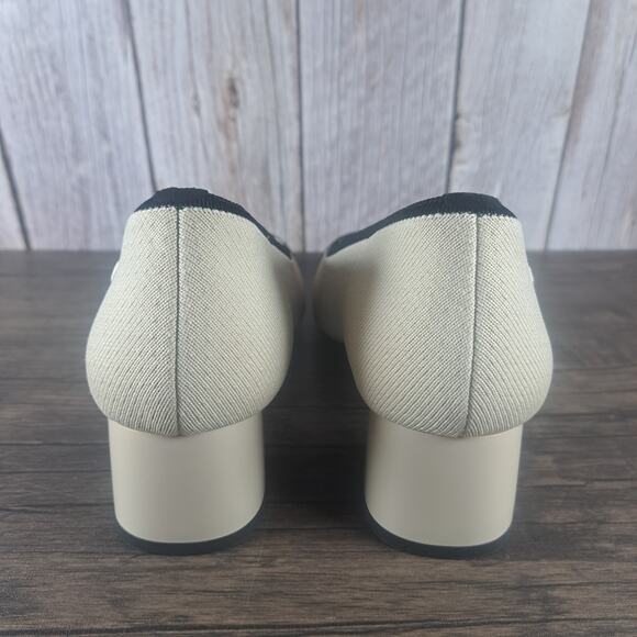 Vivaia Julie 2.0 Knit Pump Women's Sz 10 EU41.5 Beige Black (NIB) - Picture 4 of 9